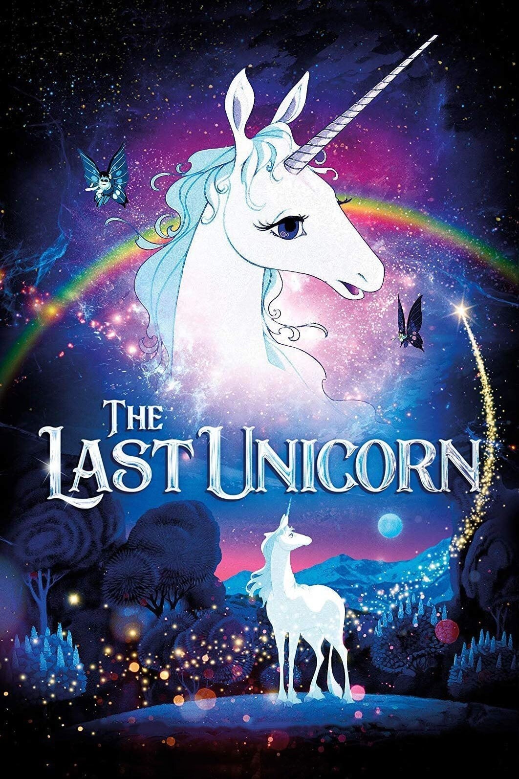 1982 The Last Unicorn Movie Poster 11X17 Schmendrick Molly Grue King  Haggard 🦄