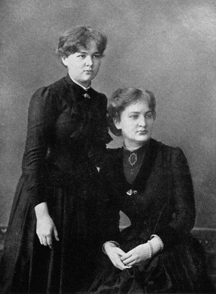 Marie Curie and her sister Bronya.